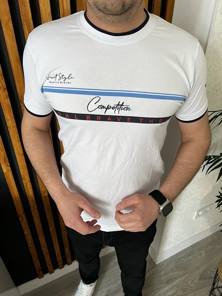 Футболка Nik (2XL-5XL) 56350 white (лето)