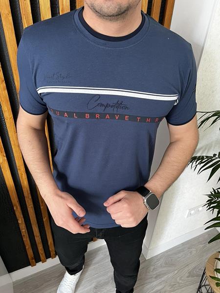 Футболка Nik (2XL-5XL) 56351 blue (лето)