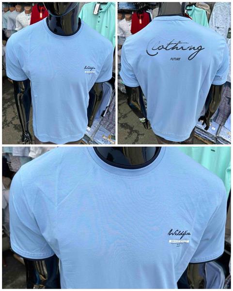 Футболка Nik (2XL-5XL) 56355 l.blue (лето)