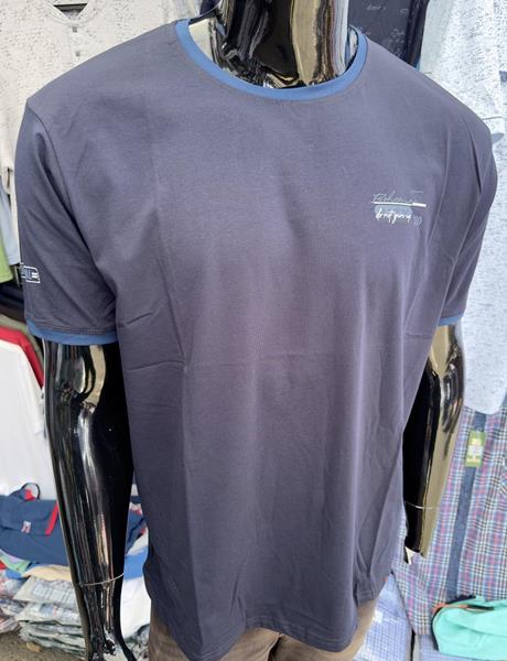 Футболка Nik (2XL-5XL) 56366 navy (лето)