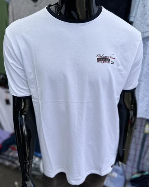 Футболка Nik (2XL-5XL) 56367 white (лето)