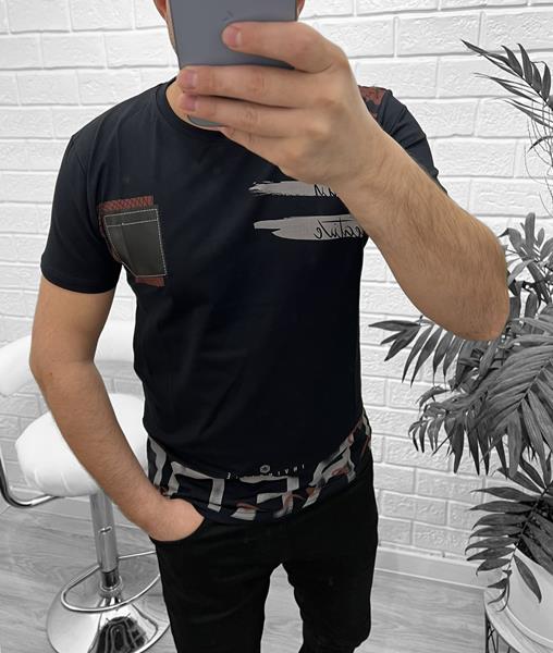 Футболка Nik (2XL-5XL) 56368 black (лето)