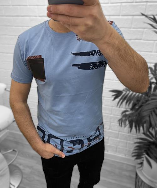Футболка Nik (2XL-5XL) 56369 l.blue (лето)
