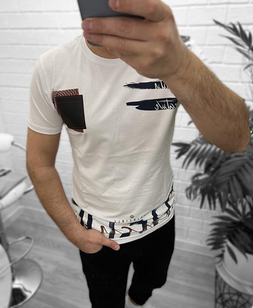 Футболка Nik (2XL-5XL) 56370 white (лето)