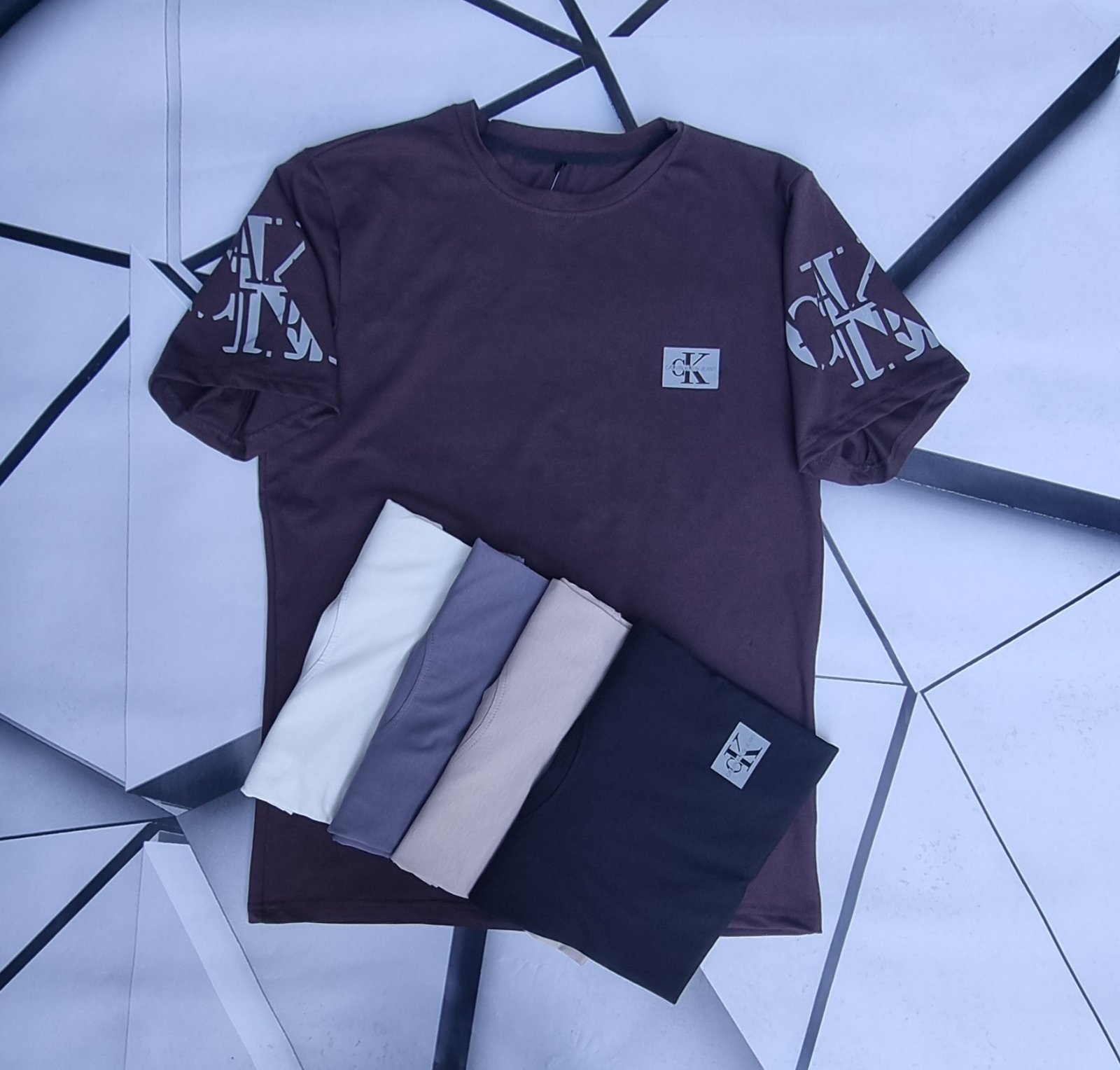 Футболка Darte (S-2XL) DA19 grey (лето)