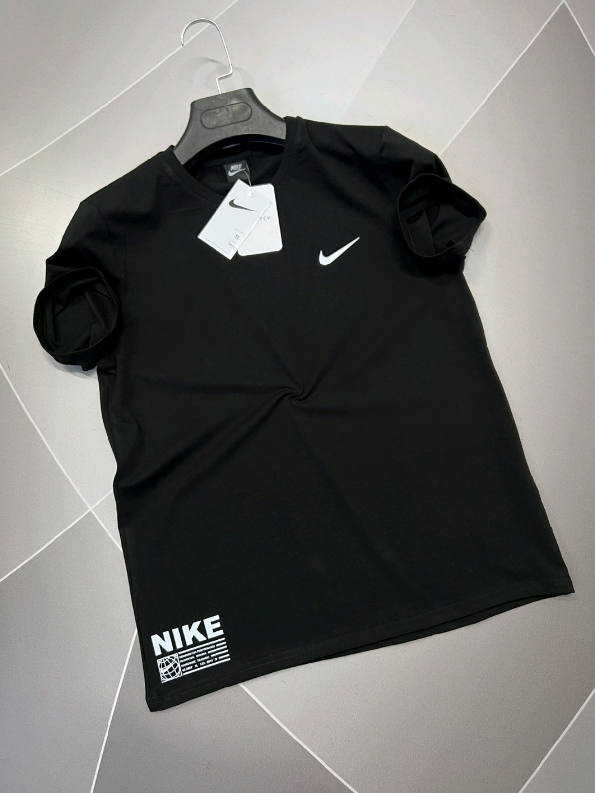 Футболка Darte (S-2XL) DS87 black (лето)