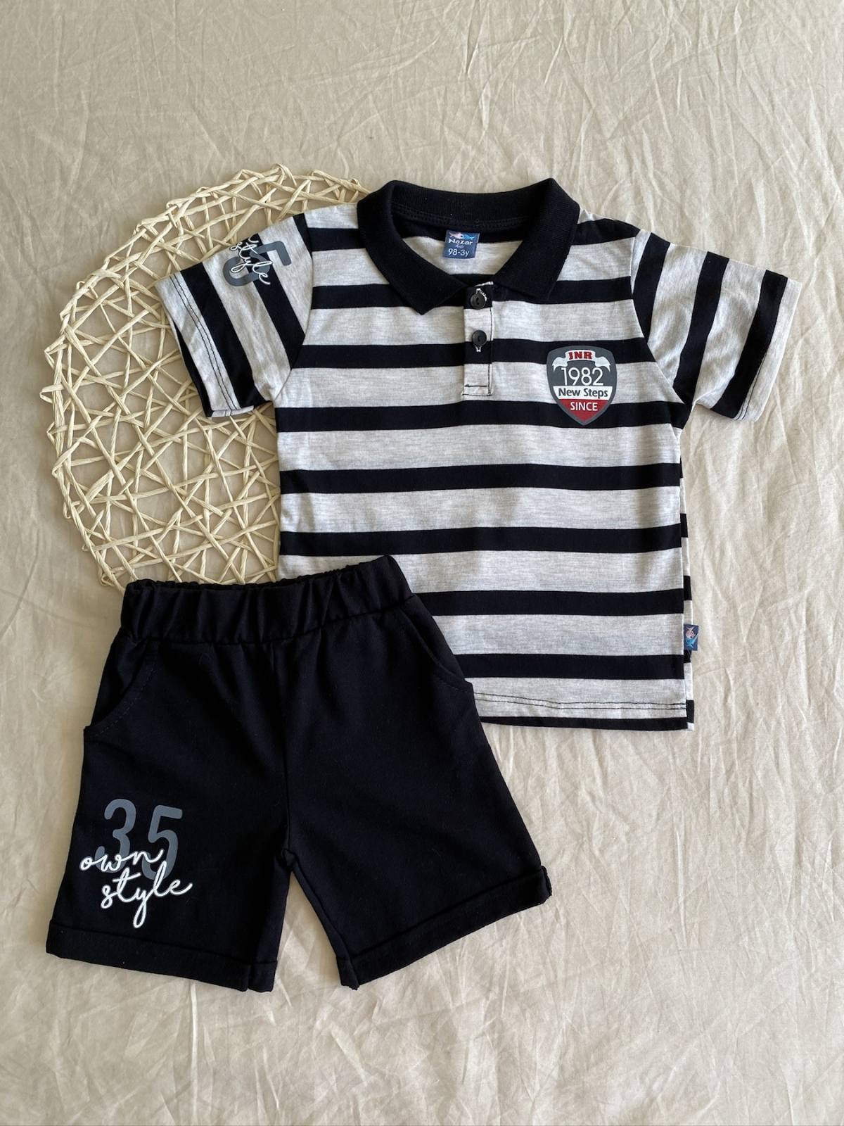 Костюм Baby Boom (3-6) 1140 black (лето)