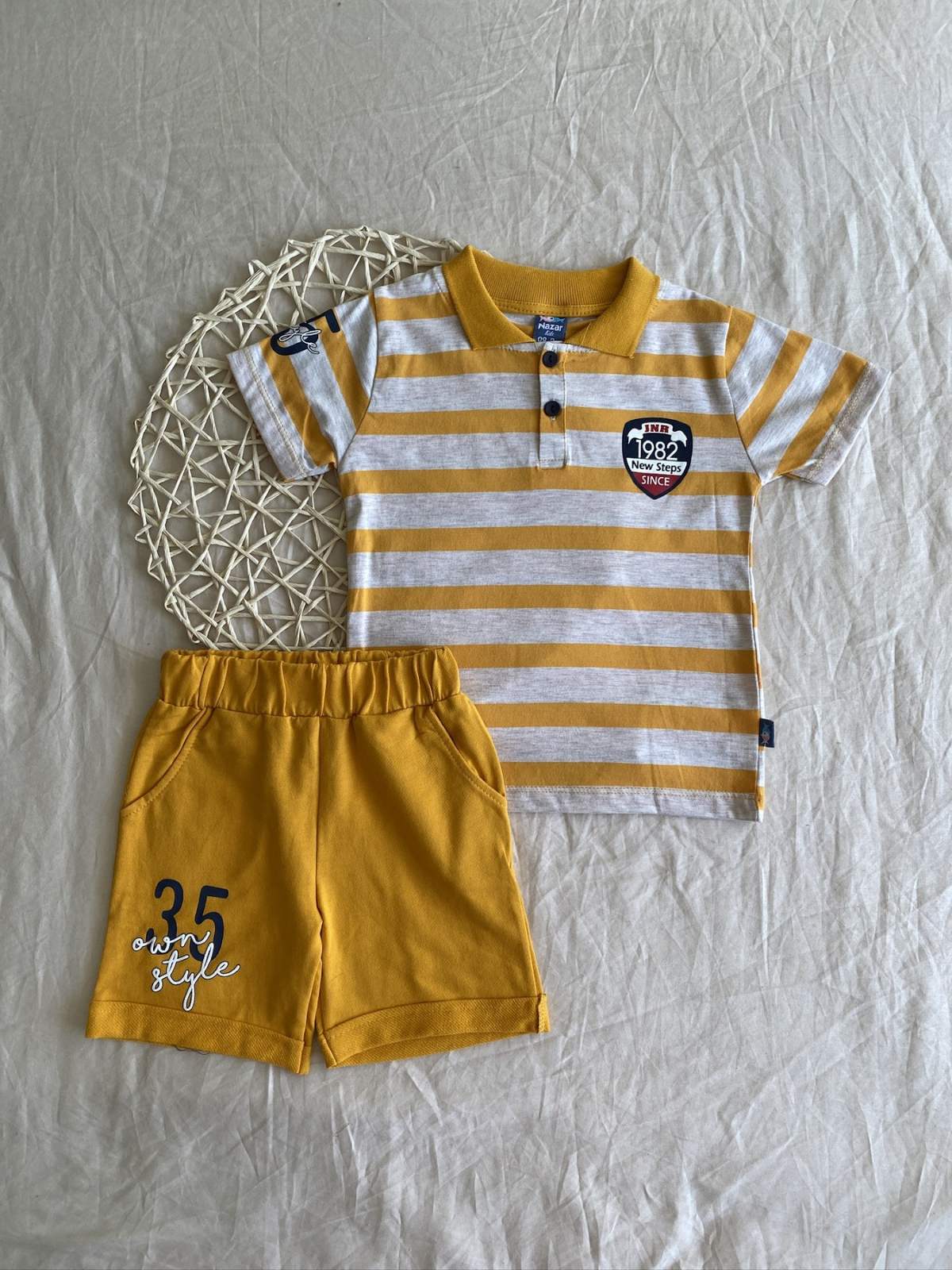 Костюм Baby Boom (3-6) 1141 yellow (лето)