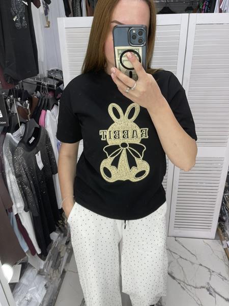 Футболка Karon (one size) 8219 black (лето)