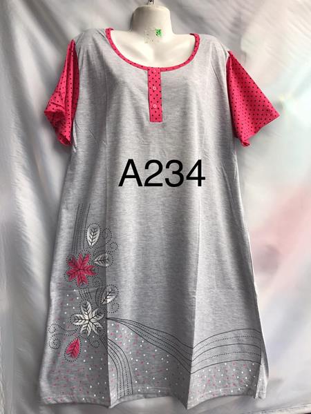 Ночнушка Punky (5XL-7XL) A234 grey (лето)