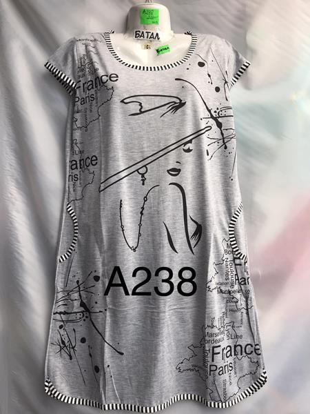 Туника Punky (3XL-7XL) A238 grey (лето)