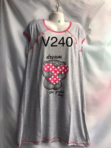 Ночнушка Punky (XL-5XL) V240 grey (лето)