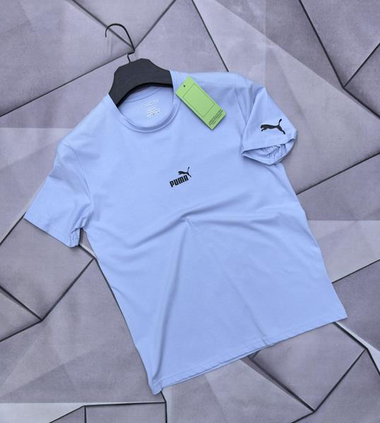 Футболка Rassul (S-2XL) 6238 l.blue (лето)