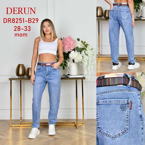 Джинсы Hoan (28-33) 8251-B29 blue (деми)