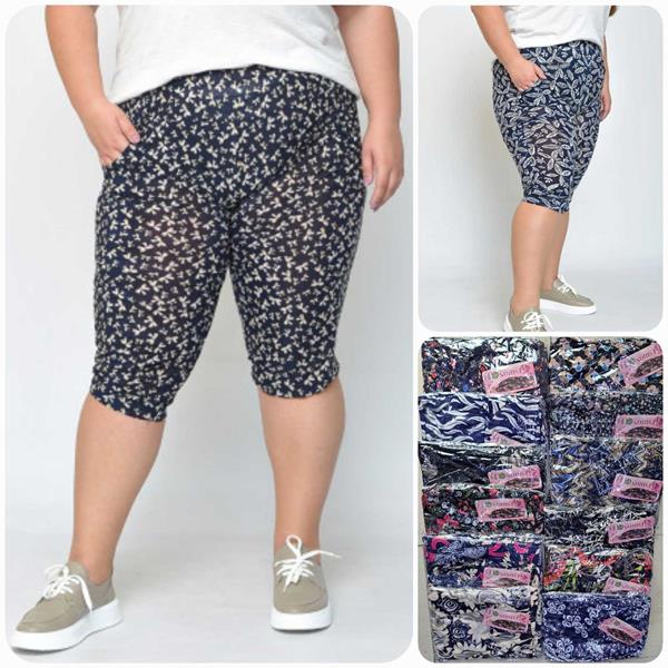 Бриджи Hoan (3XL-7XL) HN585 mix (лето)