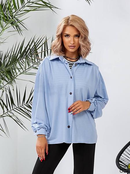 Рубашка WideRange (42-52) 851 l.blue (деми)