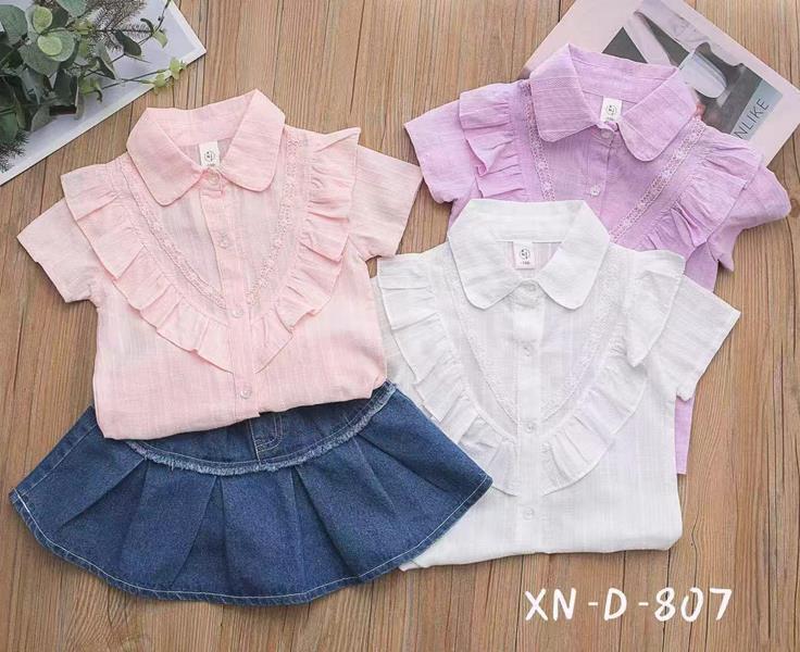 Блузка Фунтик (4-8) D807 pink (лето)