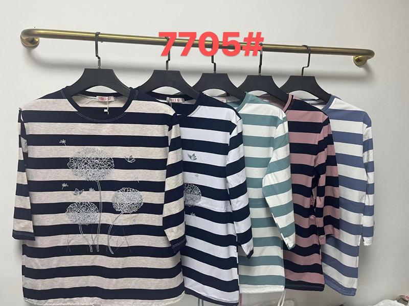 Футболка Monarlir (3XL-4XL) 7705 l.blue (лето)