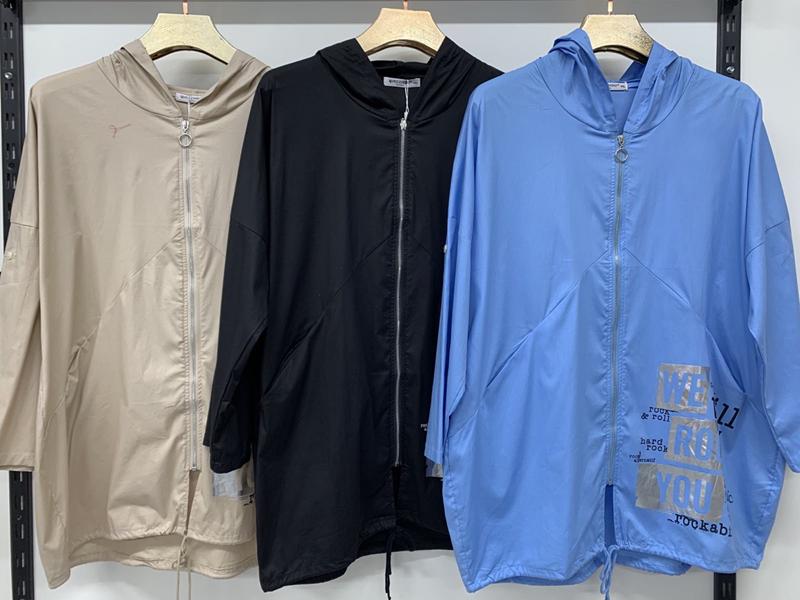 Куртка Immei (3XL-7XL) 7837 l.blue (деми)