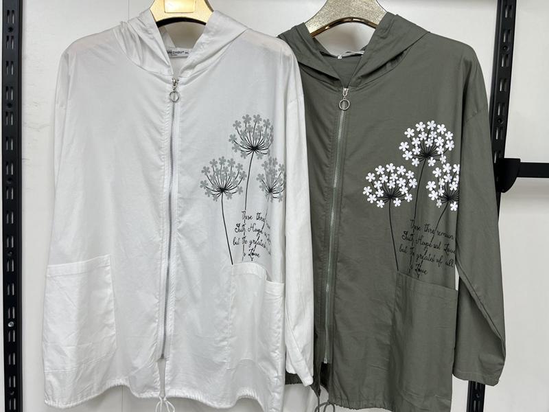 Куртка Immei (3XL-7XL) 7843 white (деми)