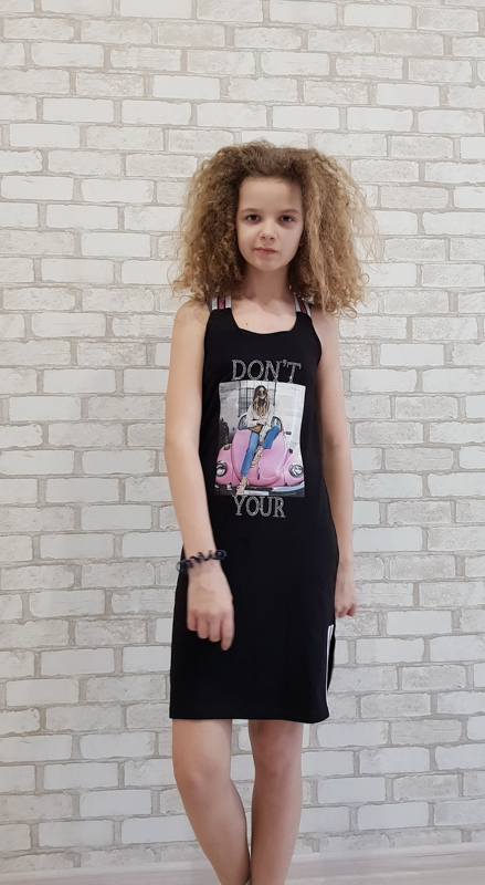 Костюм Gold Kids (134-164) 9002 black (лето)
