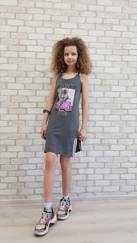 Костюм Gold Kids (134-164) 9002 grey (лето)