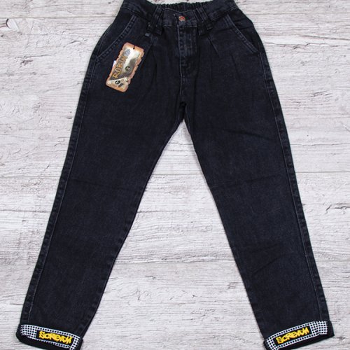 Джинсы Rain (13-16) 828 black (деми) Rain 828 black