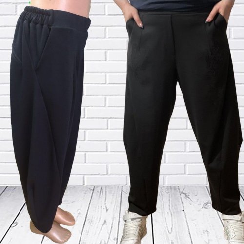 Штаны H&S (L-XL) 152 black (деми) H&S 152 black