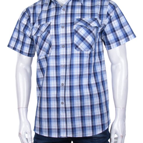 Рубашка Logaster (XL-5XL) A716-1 blue (лето) Logaster A716-1 blue