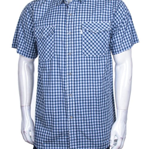 Рубашка Logaster (XL-5XL) A729-1 blue (лето) Logaster A729-1 blue