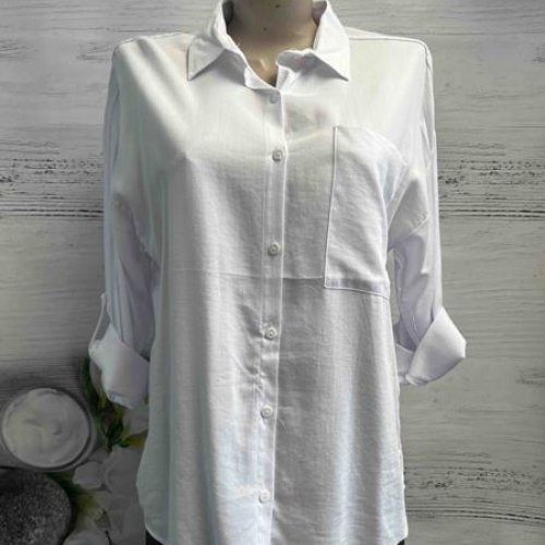 Рубашка New Season (S-XL) 953 white (деми) New Season 953 white