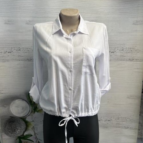 Рубашка New Season (S-XL) 1019 white (деми) New Season 1019 white