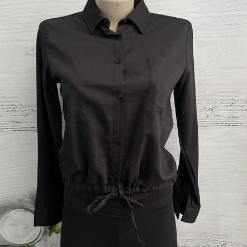 Рубашка New Season (S-XL) 1022 black (деми) New Season 1022 black