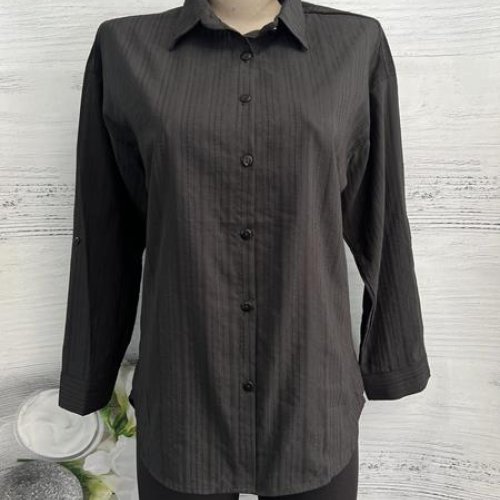 Рубашка New Season (S-XL) 1033 black (деми) New Season 1033 black
