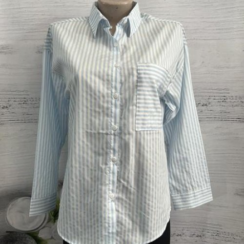 Рубашка New Season (S-XL) 1050 l.blue (деми) New Season 1050 l.blue