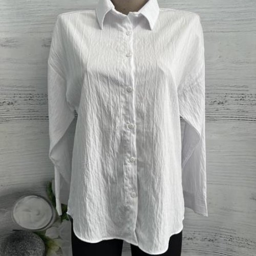 Рубашка New Season (S-XL) 1056 white (деми) New Season 1056 white