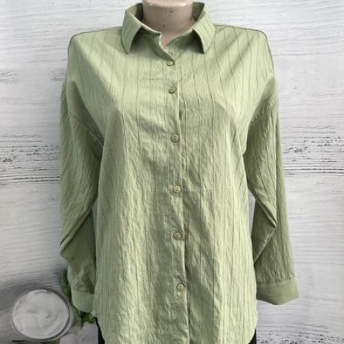 Рубашка New Season (S-XL) 1057 green (деми) New Season 1057 green
