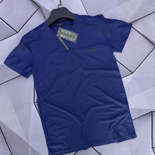 Футболка Rassul (S-2XL) 4903 blue (лето) Rassul 4903 blue