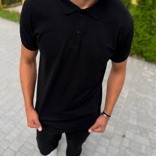Футболка Sport style (M-2XL) 1239 black (лето) Sport style 1239 black