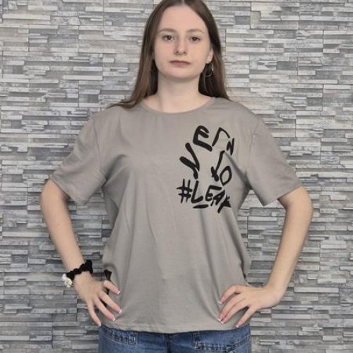 Футболка Newe (2XL-3XL) NW341 grey (лето) Newe NW341 grey