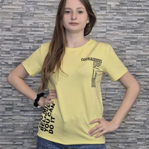 Футболка Newe (S-M) NW355 yellow (лето) Newe NW355 yellow