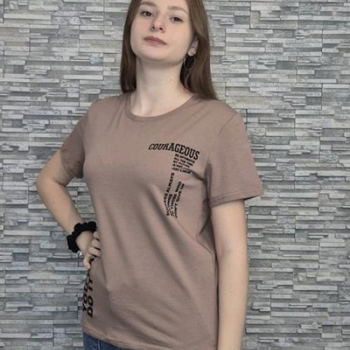 Футболка Newe (S-M) NW357 brown (лето) Newe NW357 brown