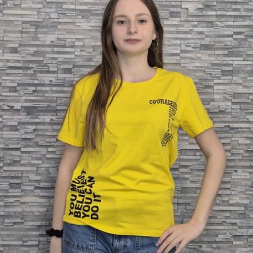 Футболка Newe (S-M) NW359 d.yellow (лето) Newe NW359 d.yellow