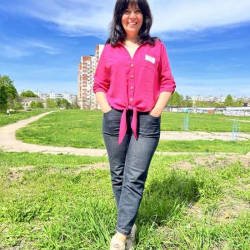 Блузка LIArt (46-48) 849 fuchsia (лето) LIArt 849 fuchsia