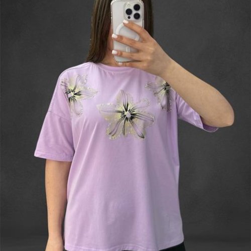 Футболка LeVisha (46-52) 25034 lilac (лето) LeVisha 25034 lilac