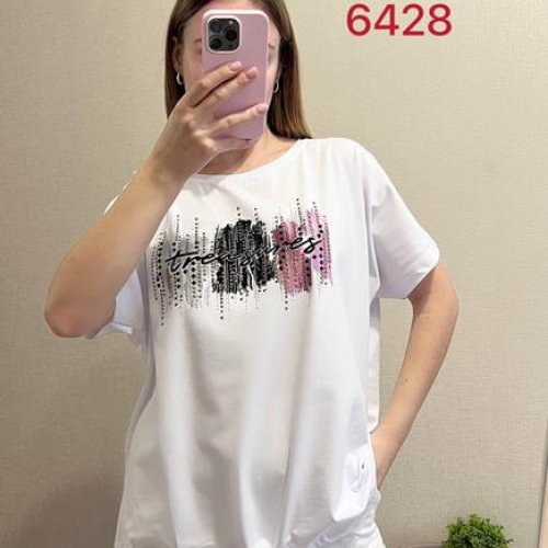Футболка FSN (48-56) 6428 white (лето) FSN 6428 white