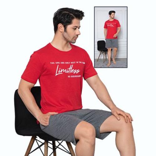 Пижама Vehuiah (M-2XL) 6170 red (лето) Vehuiah 6170 red