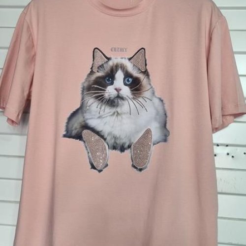 Футболка Julia (one size) JL65 pink (лето) Julia JL65 pink