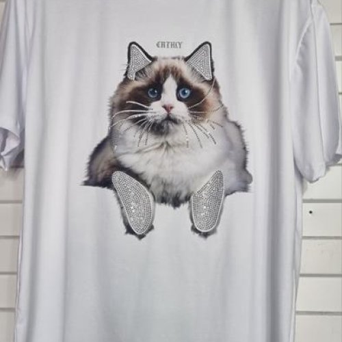 Футболка Julia (one size) JL66 white (лето) Julia JL66 white