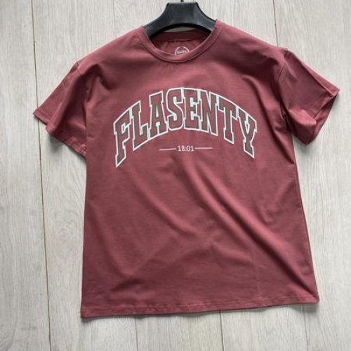 Футболка Zalov (S-XL) ZV217 brown (лето) Zalov ZV217 brown